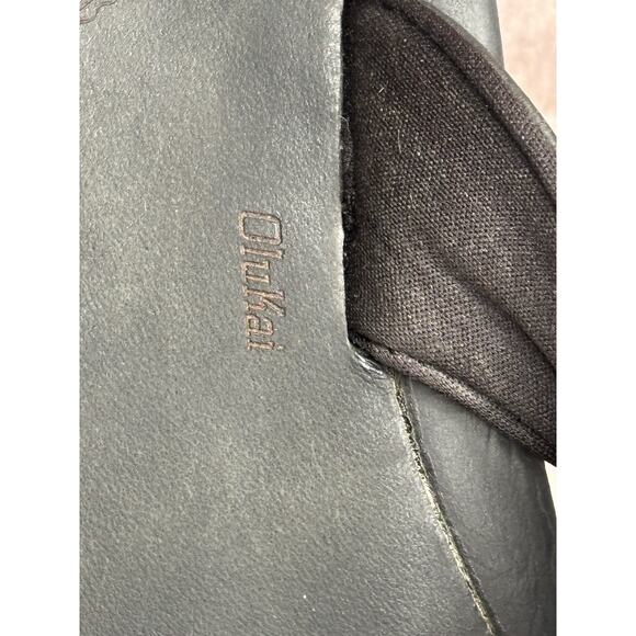 Olukai Hokua Flip Flop Mens US 15 Black Beach wear, wet grip, quick dry sandals - Picture 10 of 12